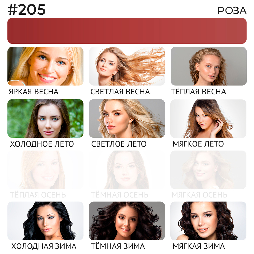 Пигмент Ne Pigment Роза #205, 15 мл.