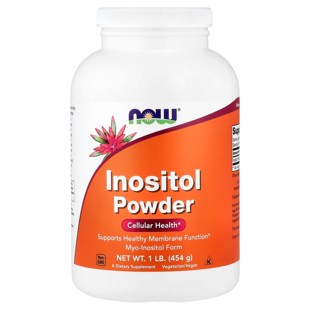 NOW Foods, порошок из инозитола, 454 г (1 фунт)