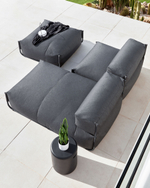 Столик Taimi из бетона в черном цвете