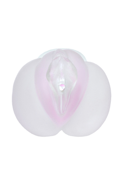 Мастурбатор реалистичный TOYFA Juicy Pussy Crystal Rose, TPE, 14 см