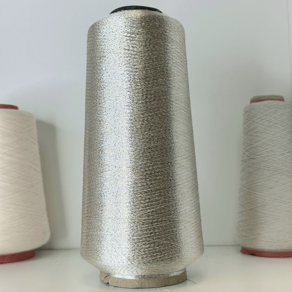 SOFT - SINFLEX; 100% люрекс; 4400м/100гр; col. 648, цвет: «белое золото»