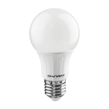 Лампа светодиодная LED Онлайт, E27, A70, 30 Вт, 6500 K, дневной свет
