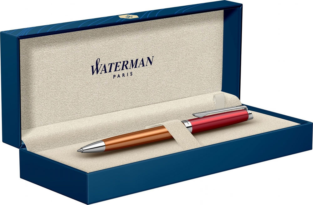 Шариковая ручка Waterman Hemisphere French riviera VERMILLON в подарочной коробке