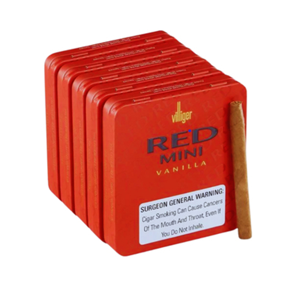 Villiger Red Mini 20 Cigarillos Vanilla Aroma
