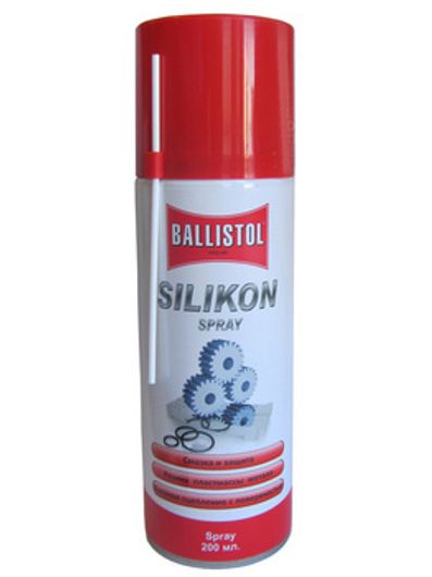 Смазка силиконовая Ballistol Silikon спрей 200 и 400 мл