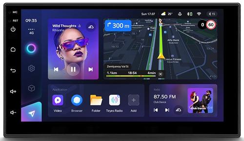 2DIN магнитола - Teyes CC3 дисплей 7" QLED на Android 10, Быстрая, CarPlay, 4G SIM-слот