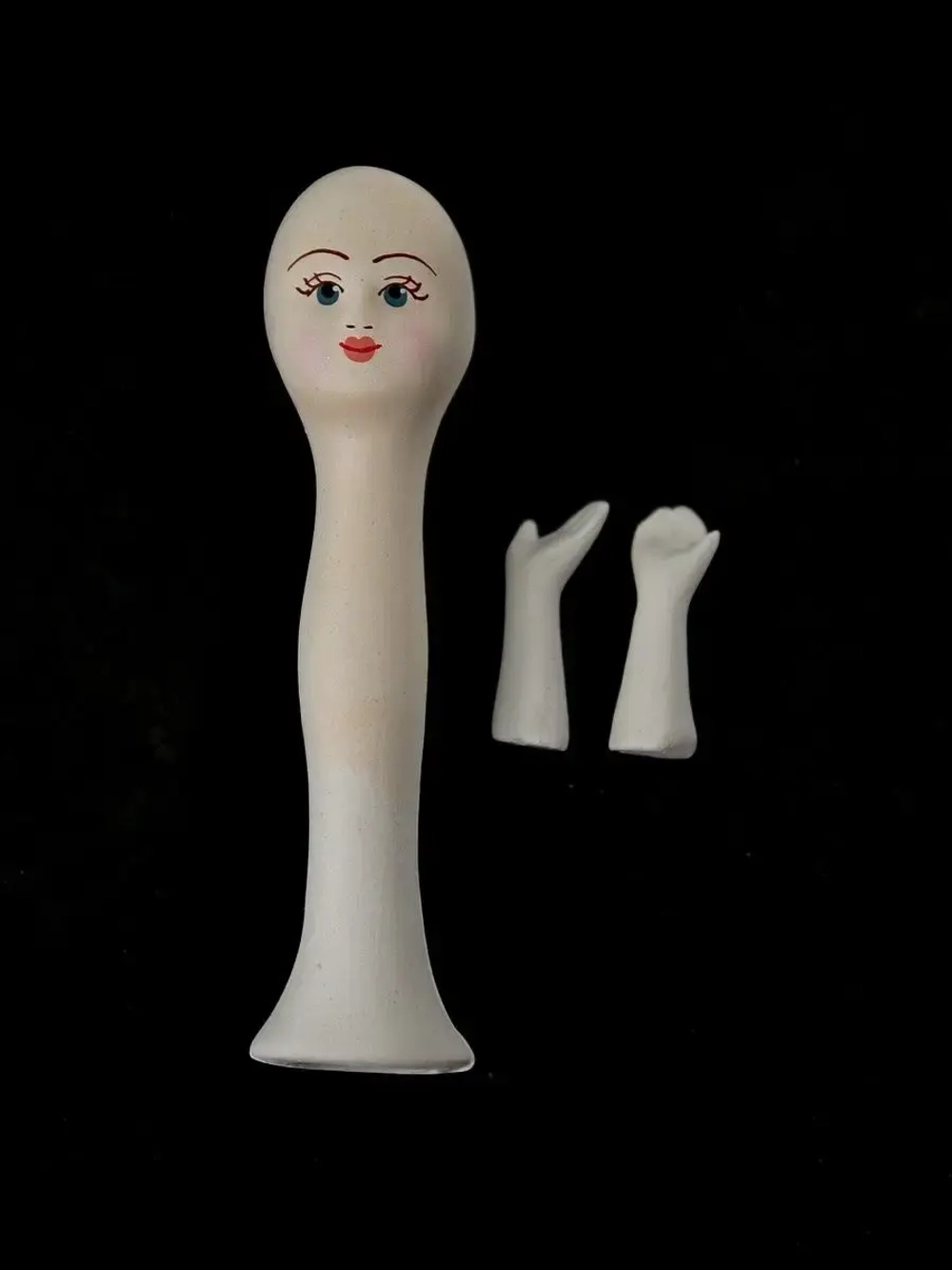 Набор малых фарфоровых заготовок для куклы