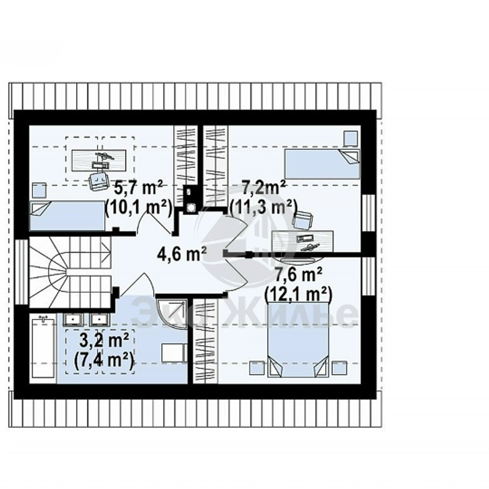 Проект Дома 94кв. м К-88