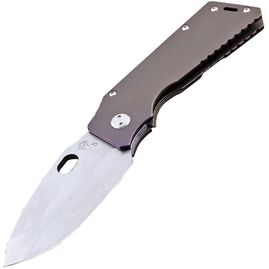 Складной нож скл. Medford Tactical Fighting Folder-1 MF/TFF-1 Tb-Bronze S35VN c клинком из стали CPM-S35VN, рукоять титан