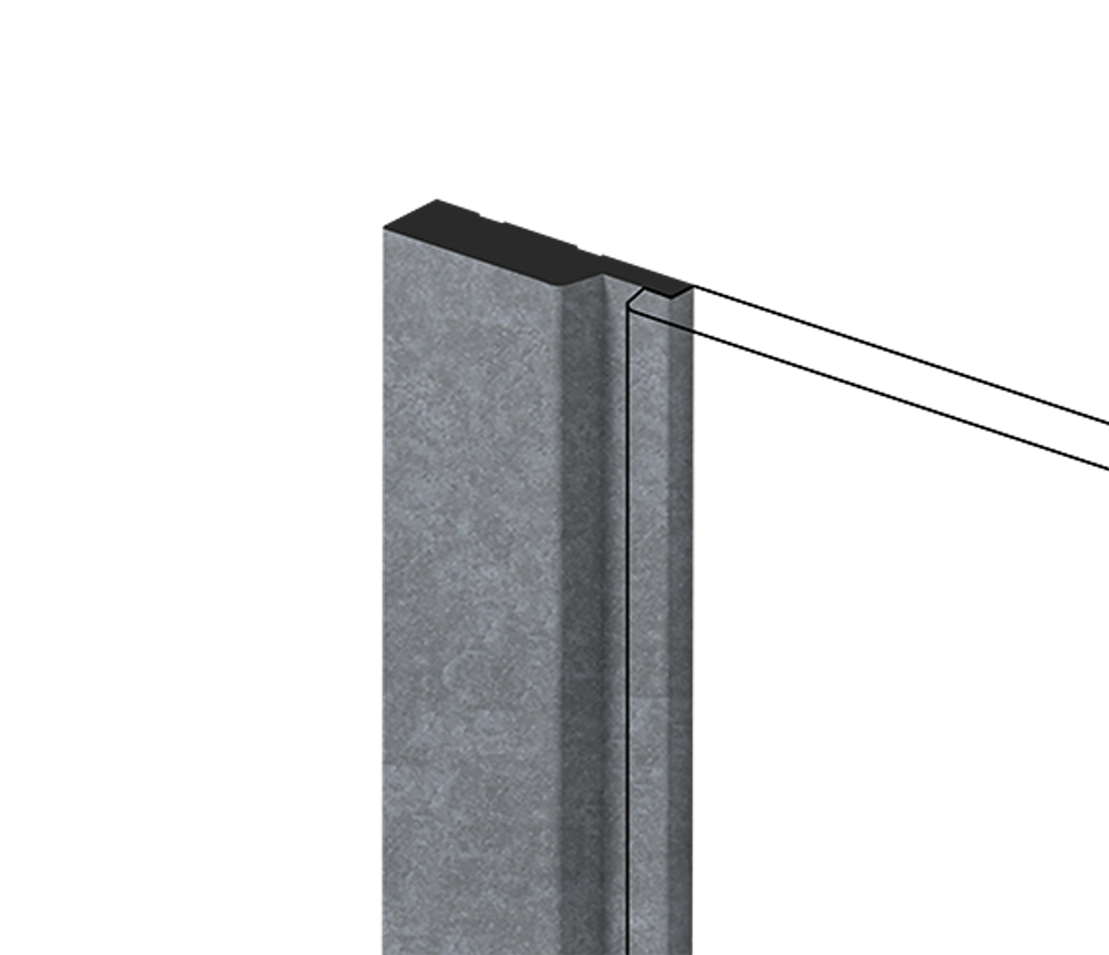 Финишный молдинг декорированный HiWood, 270x4,2 см