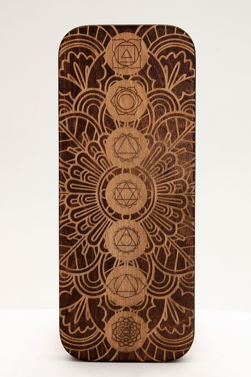 Доска садху Чакры темные алюминиевые гвозди