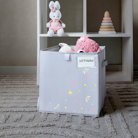 Коробка для игрушек. Котик (паттерн)