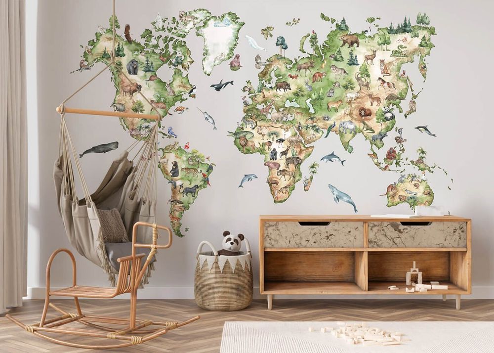 Шовная фреска KIDS-78, 2,7 м (Ширина 4 м)