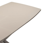 Стол стеклянный Woodville Палу 130(170)х80х76 латте, капучино