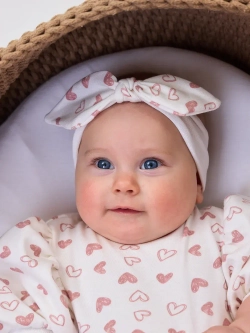 Платье-боди детское сердечки