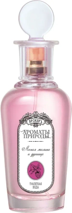 Туалетная вода для женщин "АРОМАТЫ ПРИРОДЫ ЛЕСНАЯ МАЛИНА и ДУШИЦА" 100мл Россия