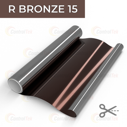 Пленка зеркальная R BRONZE 15 ControlTek, на отрез (ширина рулона 1,524 м.)