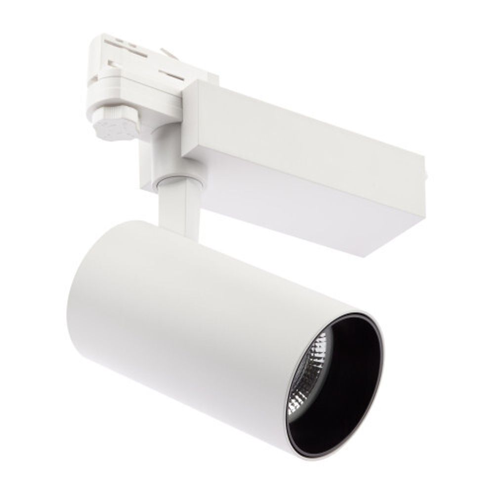 Трековый светильник трехфазный ЭРА SТR-30-36-40K-W30 узкий луч 4000K белый