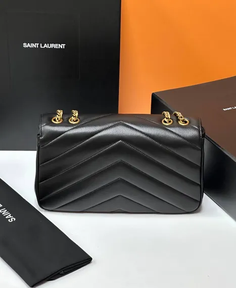 Сумка Saint Laurent Loulou, черный