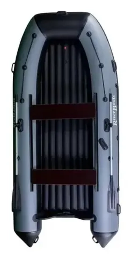 Лодка ПВХ River Boats RB 370 НДНД серый