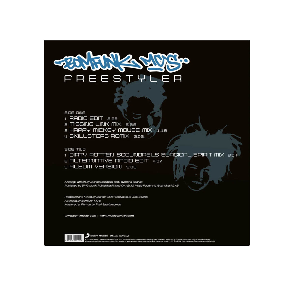 Bomfunk MC's - Freestyler - Crystal Clear Vinyl