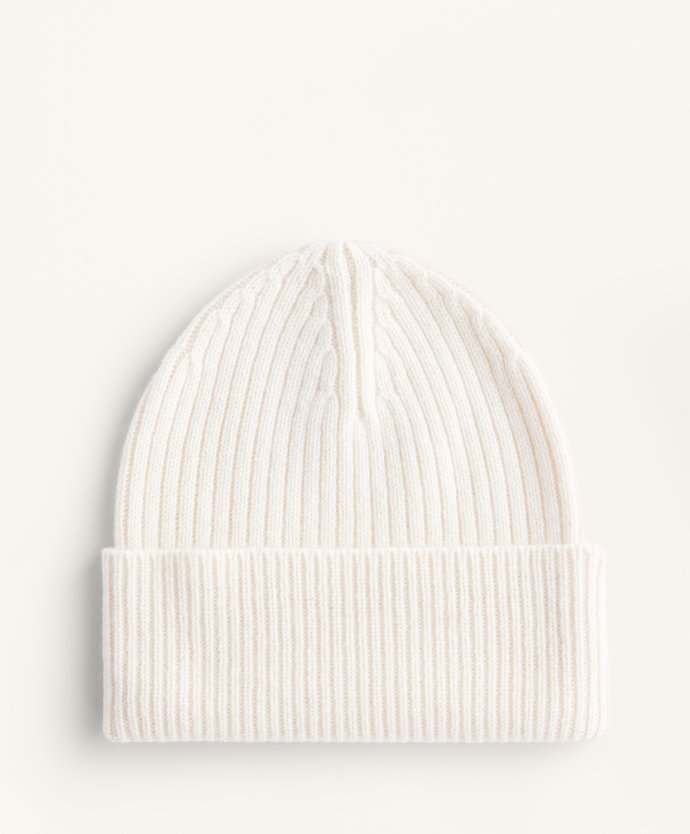 Oysho Шапка из 100% кашемира, экрю