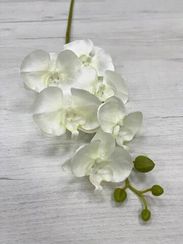 Ветвь Фаленопсис белый 90 см., Christmas DeLuxe (87497)