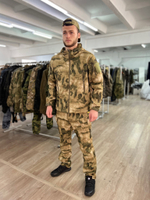 Тактический демисезонный костюм / softshell / мох