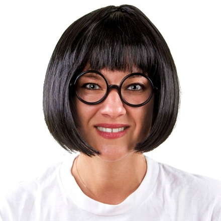 Парик карн Каре черный 30см