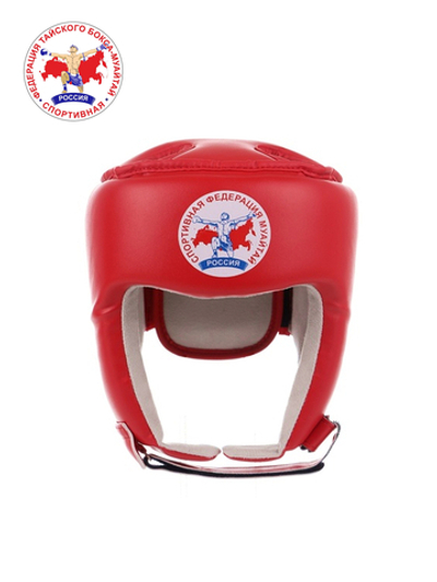 Шлем боксерский СФТБМР красный