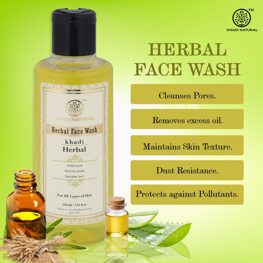 Herbal 210ml (Khady natural) face wash