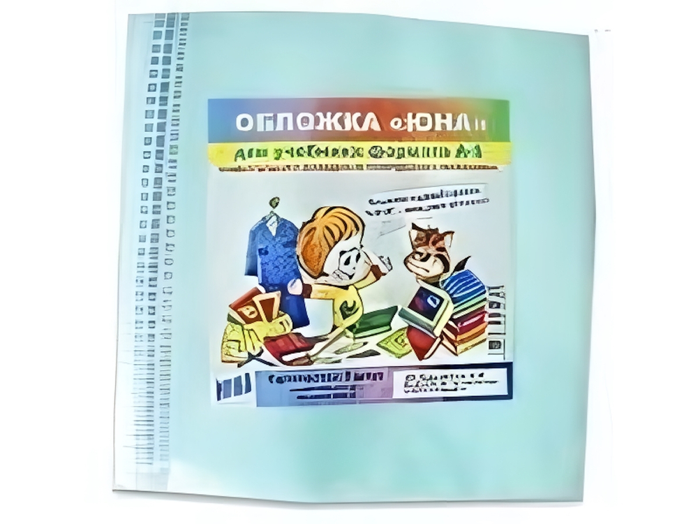 Набор обложек для учебн. А4 5шт, 300х500мм, с закл., 200мкм (Юна)