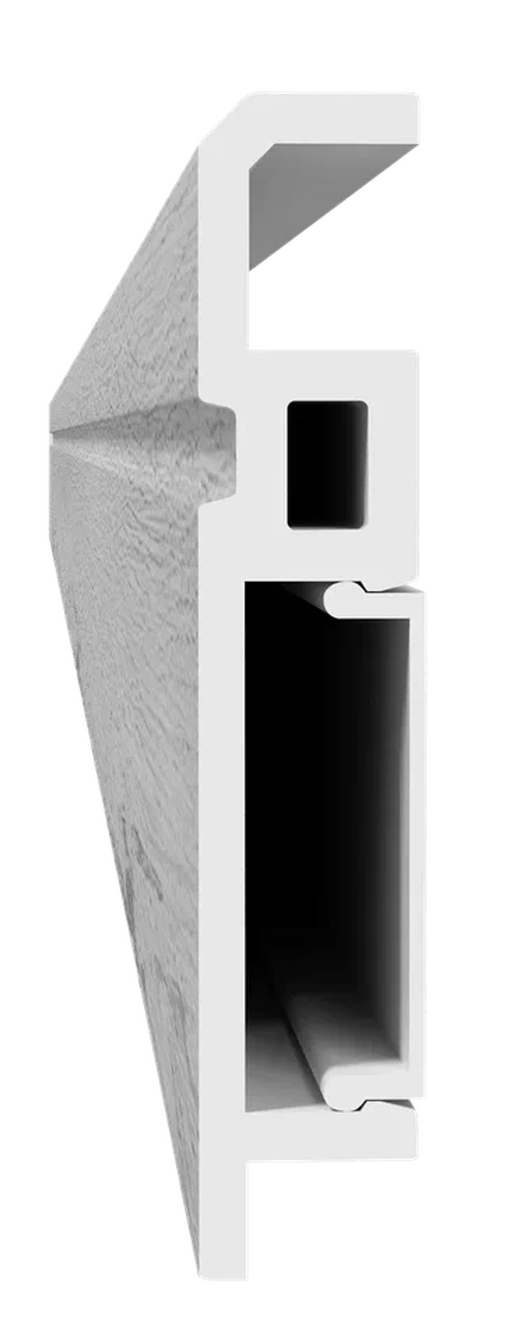 Напольный плинтус ПВХ Foresta Aviv Ель альпийская FA 018 2000х70х13 мм