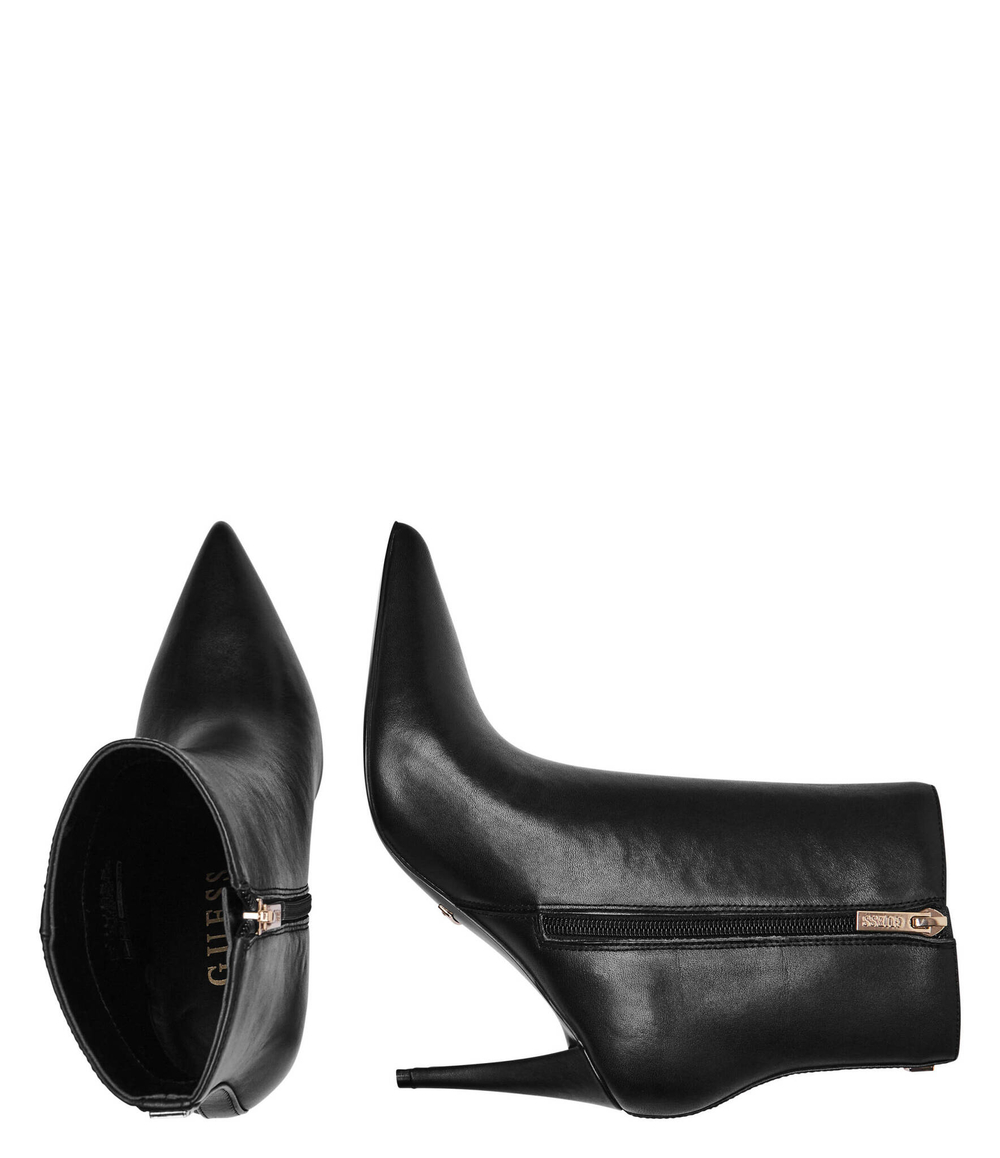 Кожаные ботильоны на шпильке SLINKS Guess - черный(FLFSLI LEA10)