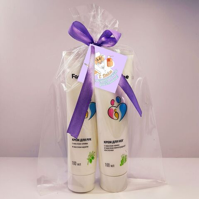 Подарочный набор "Бархатные ручки и ножки" в пакете