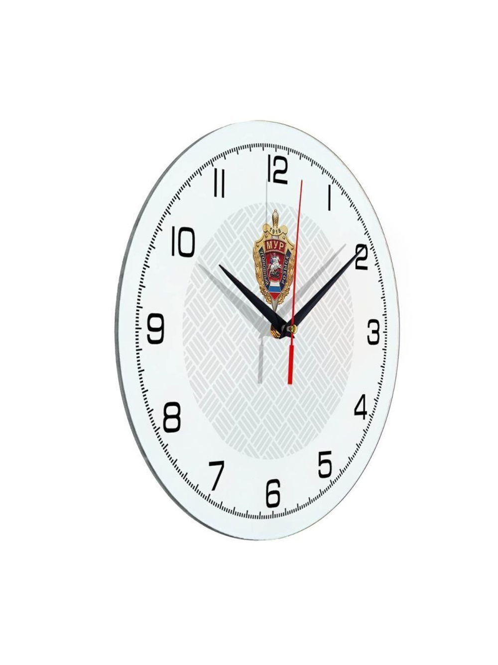 Настенные часы "Эмблема МУР 02 54" Декор для дома, подарок