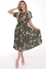 Платье Летнее (гофре,грин) Diolche (Акция)