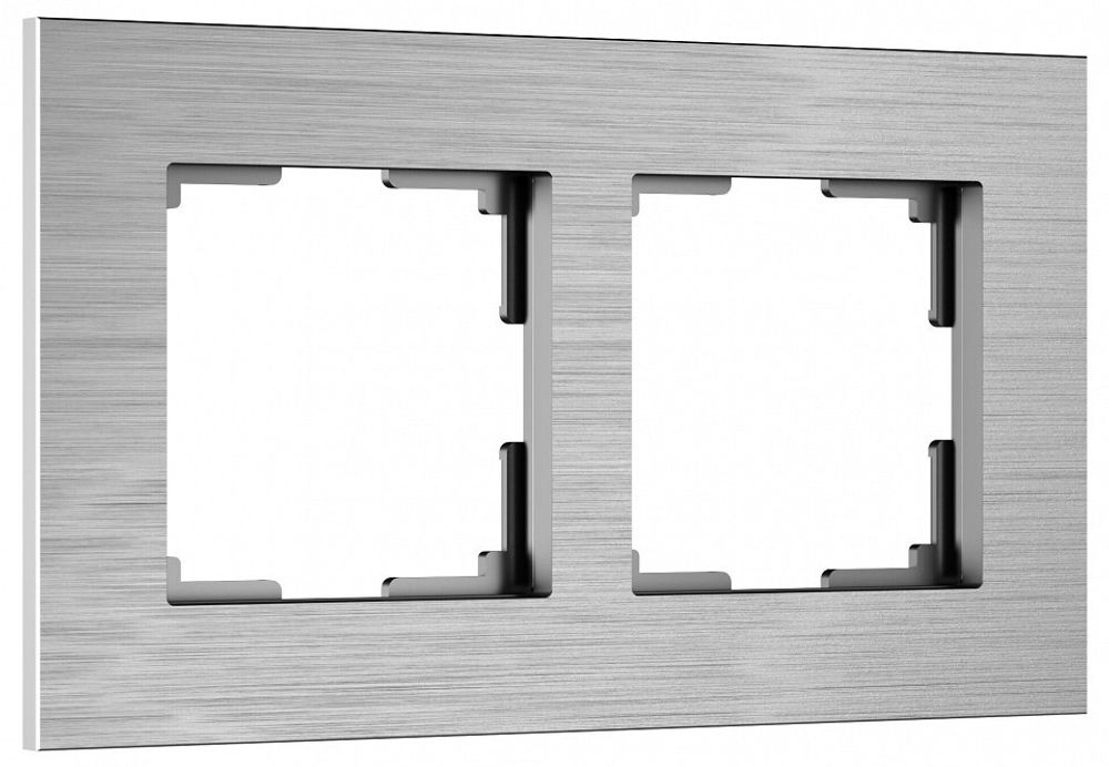 Рамка на 2 поста Werkel AluMax алюминий W0023506