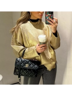 Свитер золотистый