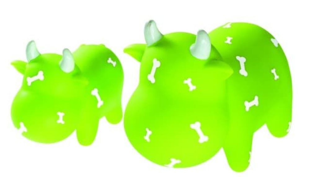 Hunter игрушка для собак "Коровка" 20см винил зеленая