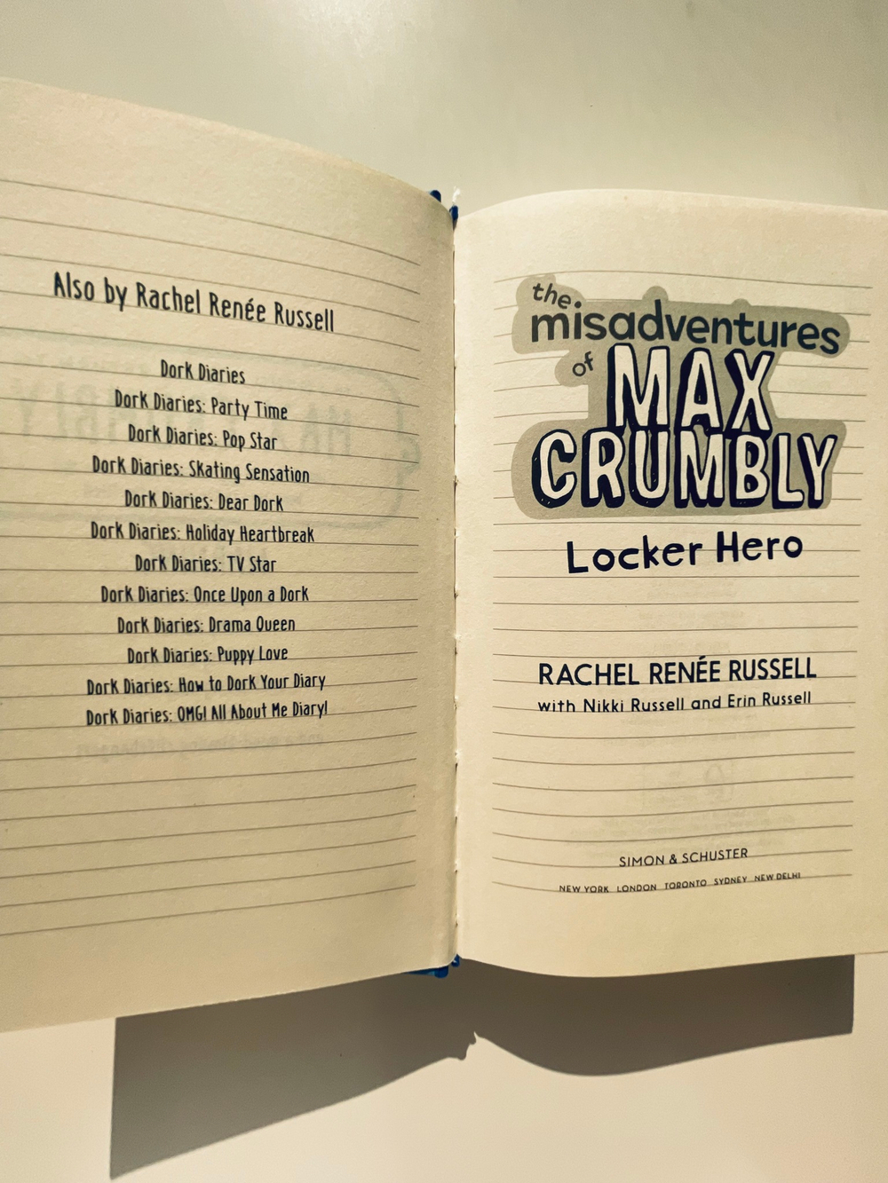 The Disadvantures of Max Crumbly. Locker Hero.