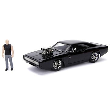 Набор Машинка с Фигуркой Форсаж 2.75"+1:24 1970 Dodge Charger (Street) W/Dom Toretto Figure 30737