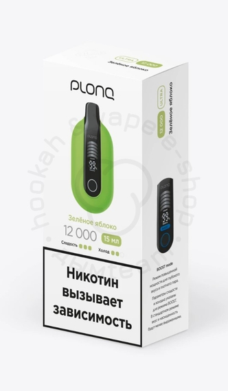 Plonq ULTRA 12000 ЗЕЛЕНОЕ ЯБЛОКО