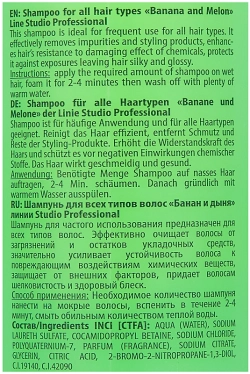 Шампунь для всех типов волос Банан и дыня / Aromatic Symphony 350 мл