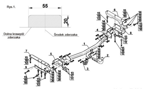 Фаркоп на Toyota RAV4 2013-2019 (паспорт и сертификат в комплекте)(без электрики) Steinhof.T-194
