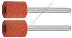 ЗУБР 2 шт, 9.5 x 12.7 х 3.2 мм, L 45 мм, P 120,Набор абразивных шлифовальных втулок (35911)