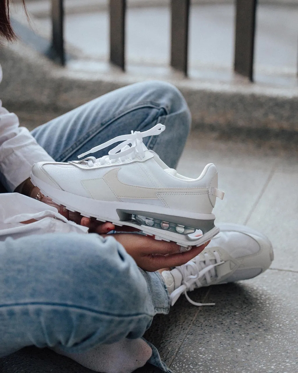 Кроссовки Nike Air Max Pre-Day, просто бел.