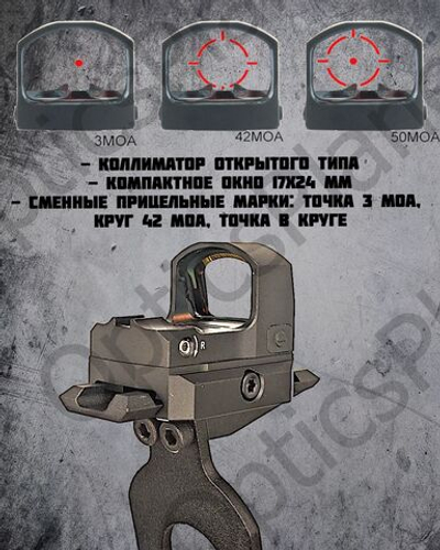 Коллиматорный прицел Vector Optics Frenzy 17x24, крепление на ружье Benelli