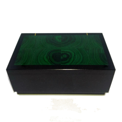 Шкатулка малахит, долерит