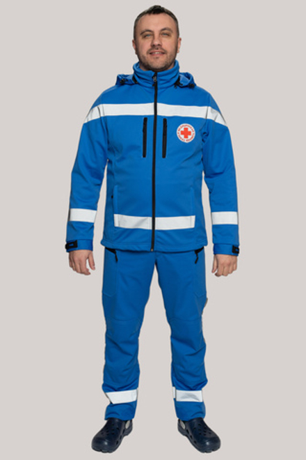 Костюм демисезонный мужской Скорая помощь MedicLine SOFTSHELL